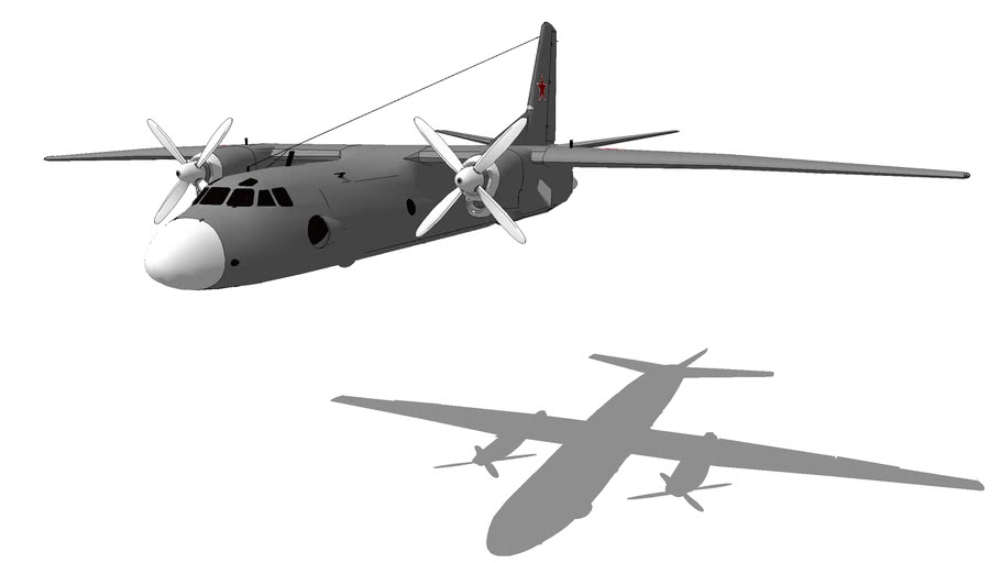 Aircraft - Antonov An-26 „Curl“ | 3D Warehouse