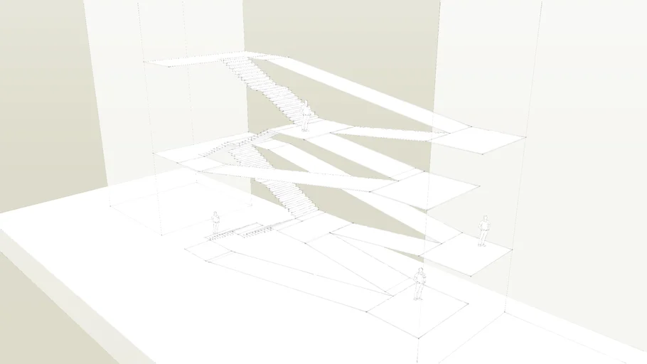 Ramp Staircase | 3D Warehouse