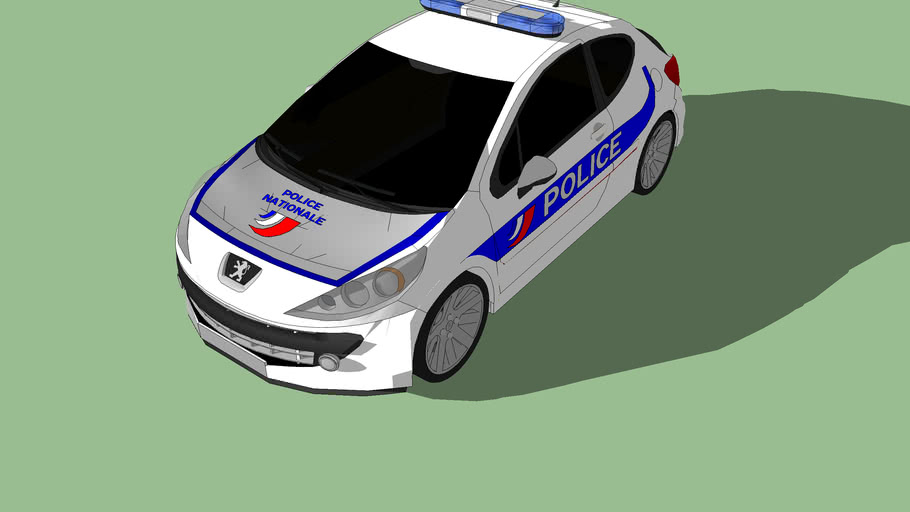 peugeot 308 police nationale | 3D Warehouse