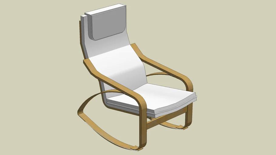 Rocking chair JIMI 3D Warehouse