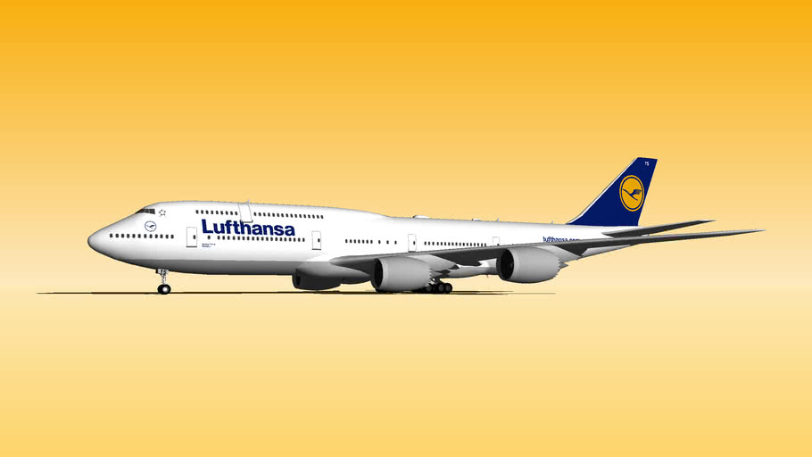 Lufthansa B 747-800 | 3D Warehouse