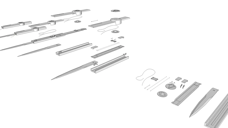 Hidden Blade workings | 3D Warehouse