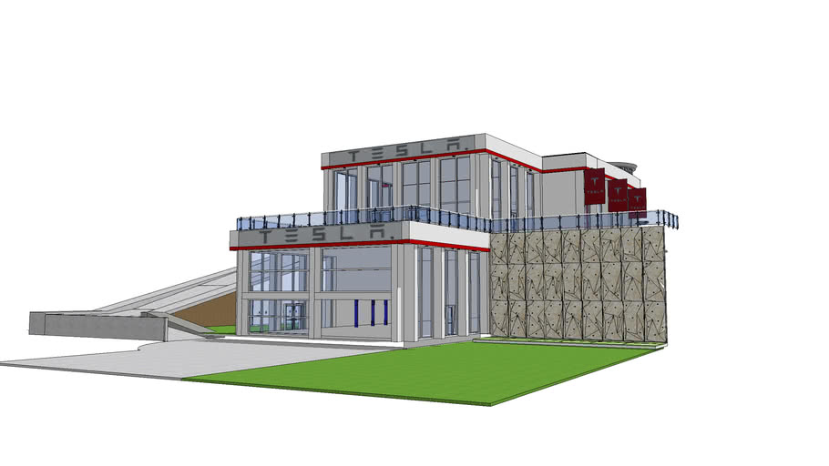 Tesla Dealership Design 3D Warehouse