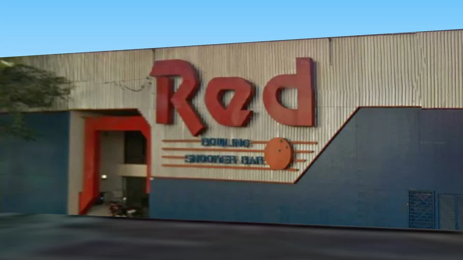 Red Bowling Snooker Bar