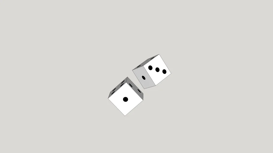 Pair Of Dice 3D Warehouse