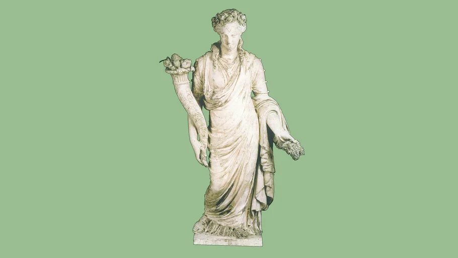 2D Statue Classical Roman Ceres Demeter 3D Warehouse