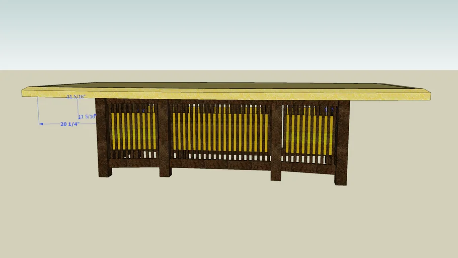 Craftsman Style Conference Table