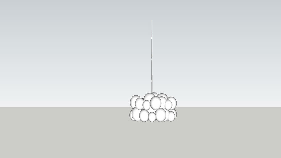 The Frosted 25 Bubble Chandelier 3D Warehouse