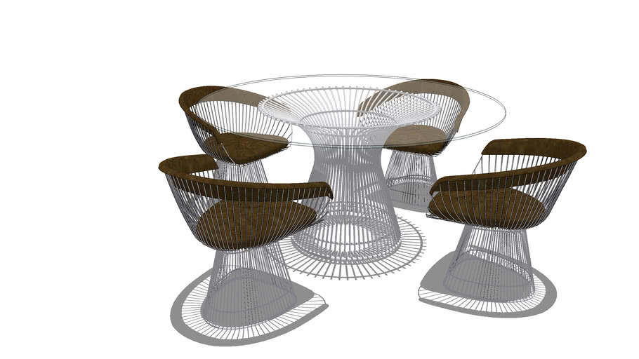 rattan chairs 05 3D Warehouse