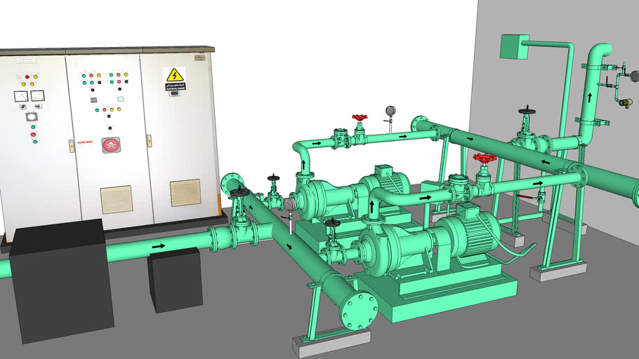 IRRIGATION PUMP STATION 3D Warehouse