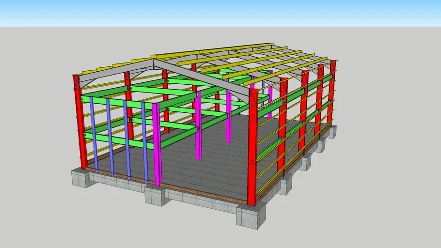 Portal Frame10 3D Warehouse