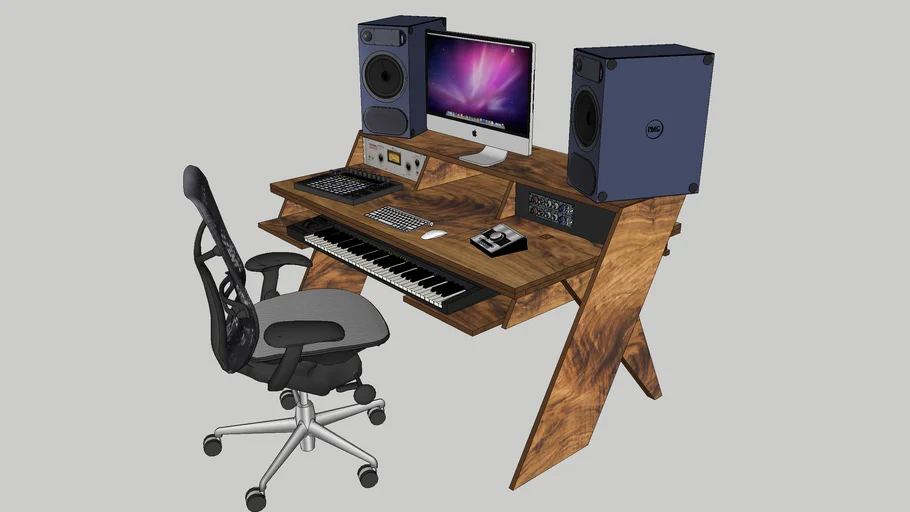 Home Studio Desk - - 3D Warehouse