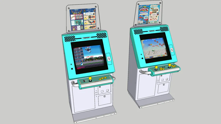 BRAVOMAN & ORDYNE (namco Consolette18) | 3D Warehouse