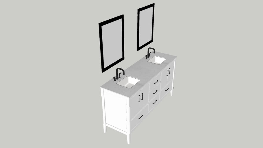 Bathroom Vanity Bathroom 3D Warehouse
