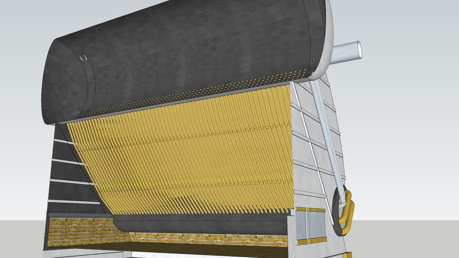 Yarrow Boiler (with tubes) 3D Warehouse