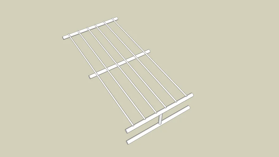 6in Wire Rack Section | 3D Warehouse