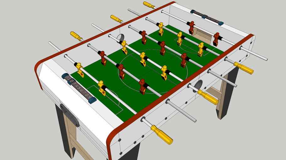 Foosball table for kids 3D Warehouse