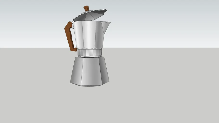 Free STL file 2 cup Moka pot 🪴・3D printable model to download・Cults