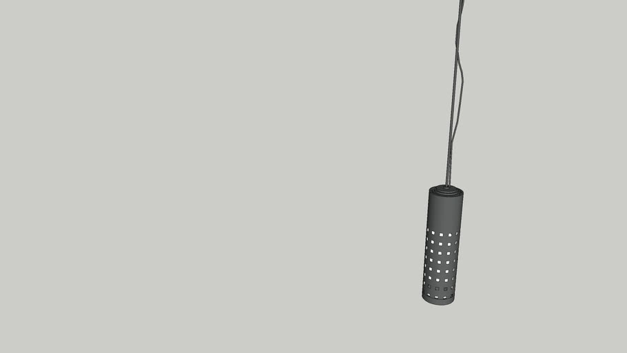 Lampara colgante Hanging lamp 3D Warehouse