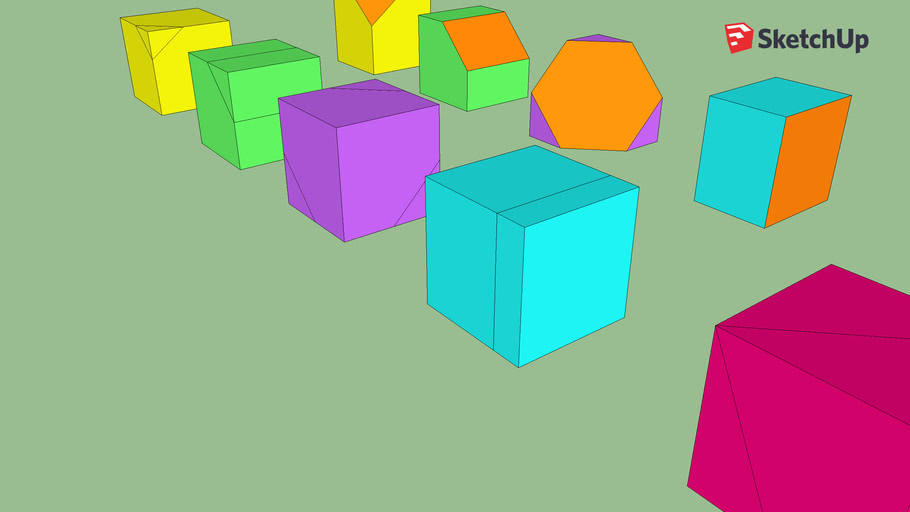 Cross Sections Of Cubes And Pyramids 3d Warehouse