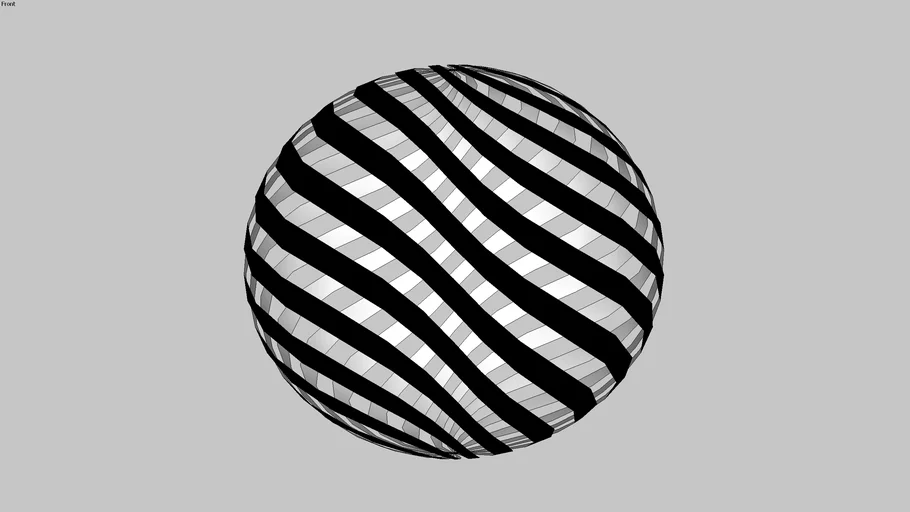 Wavy sphere illusion animation-READ DESCRIPTION | 3D Warehouse