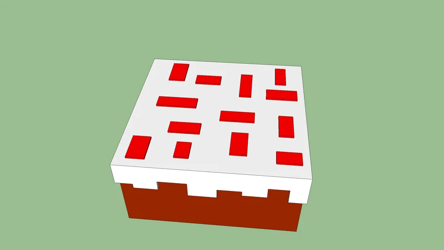 Minecraft Cake | 3D Warehouse