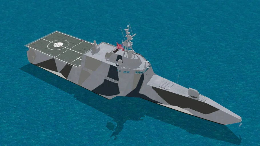 USS LCS 2 Littoral combat ship | 3D Warehouse