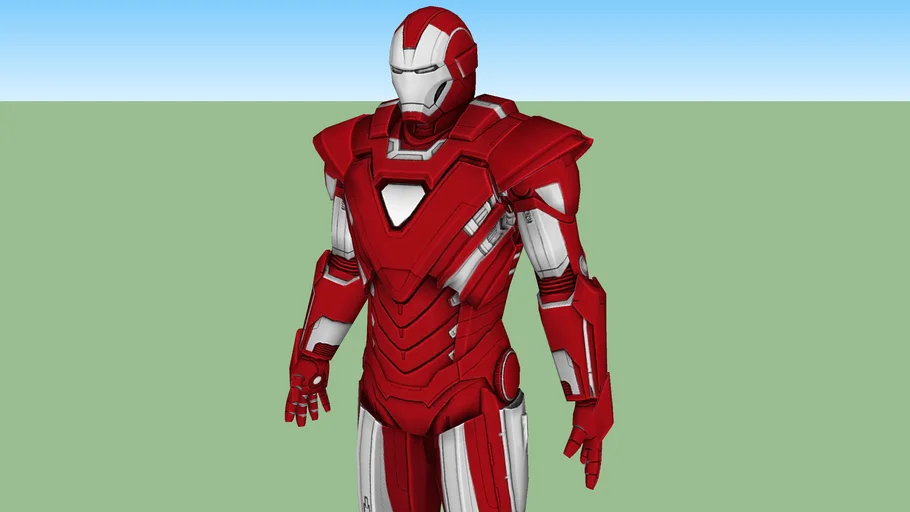 Iron Man Mark III - - 3D Warehouse, roblox homem de ferro 