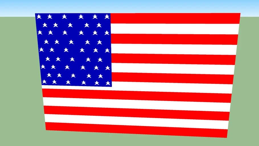 american flag | 3D Warehouse