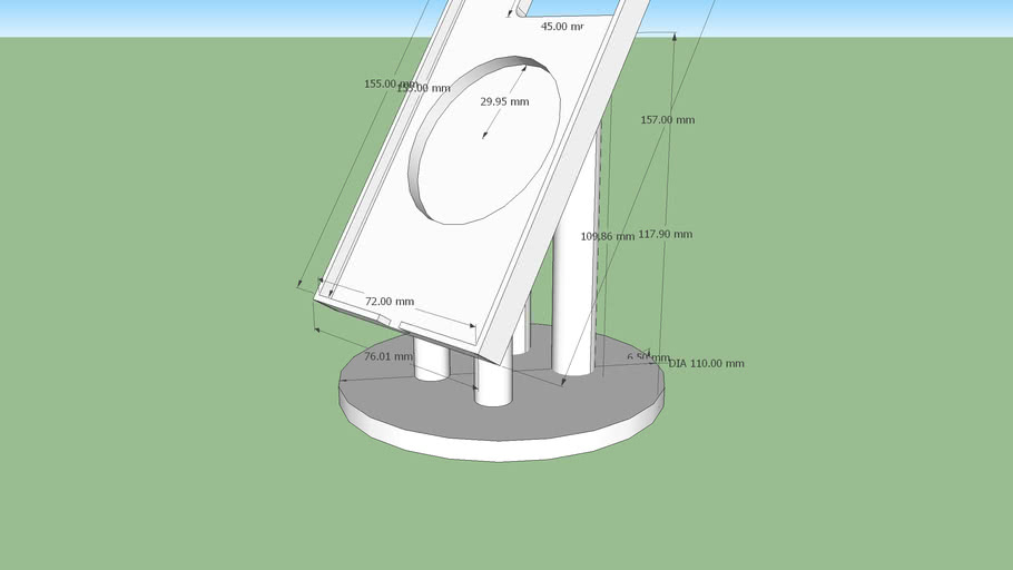 phone stand for tinkercad 2/6/22 3D Warehouse