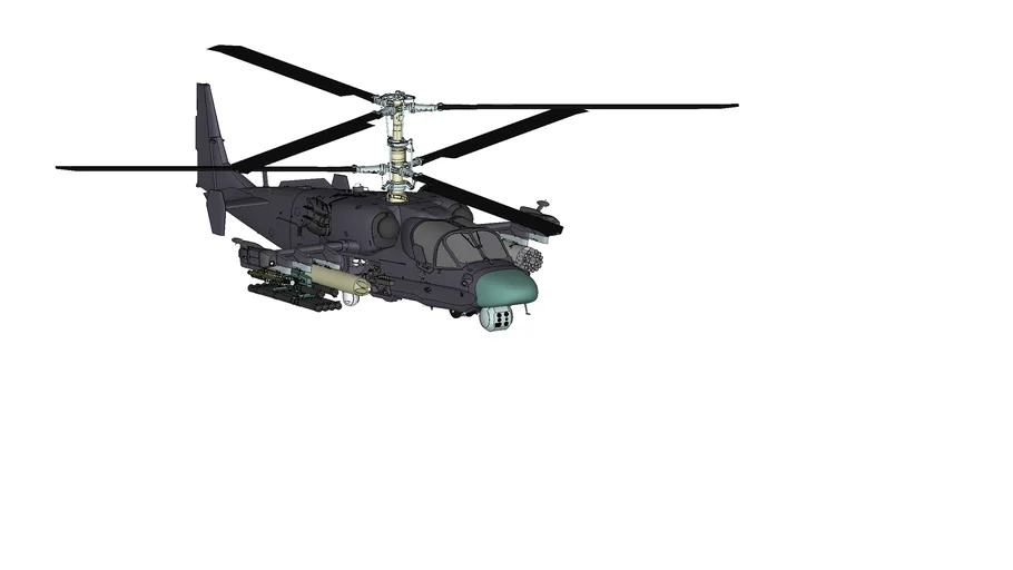 【War Thunder】KA-52 3D MODEL | 3D Warehouse