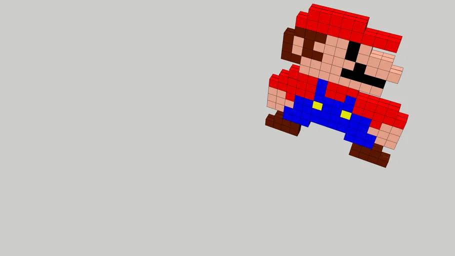 Mario 8bit | 3D Warehouse