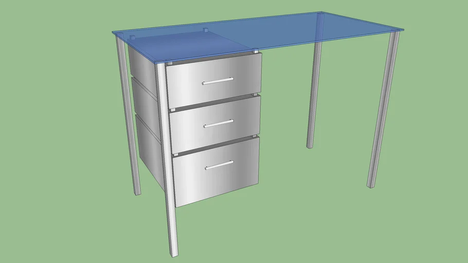 Modern Desk 3D Warehouse