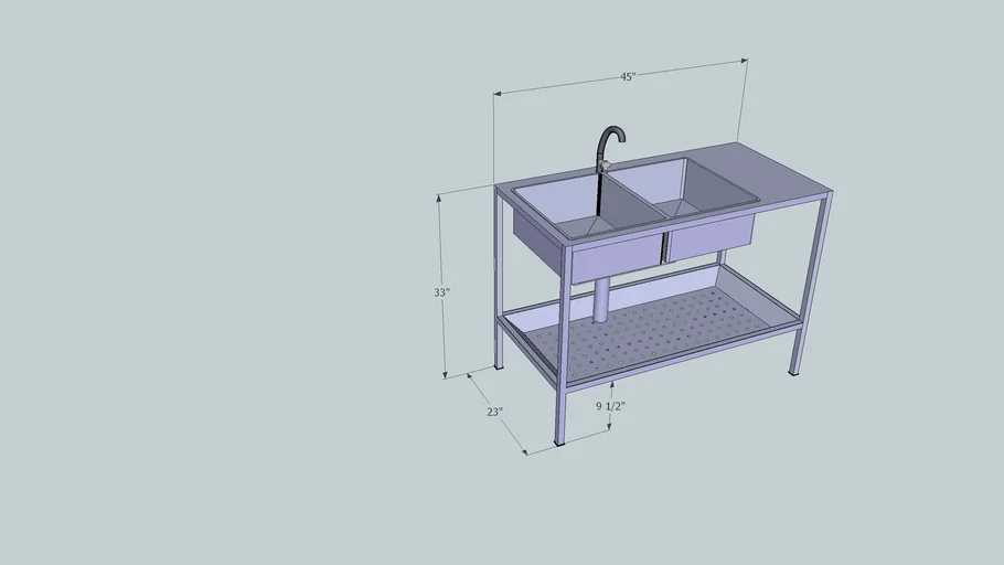 Stainless Steel Basin Rack 3D Warehouse | atelier-yuwa.ciao.jp