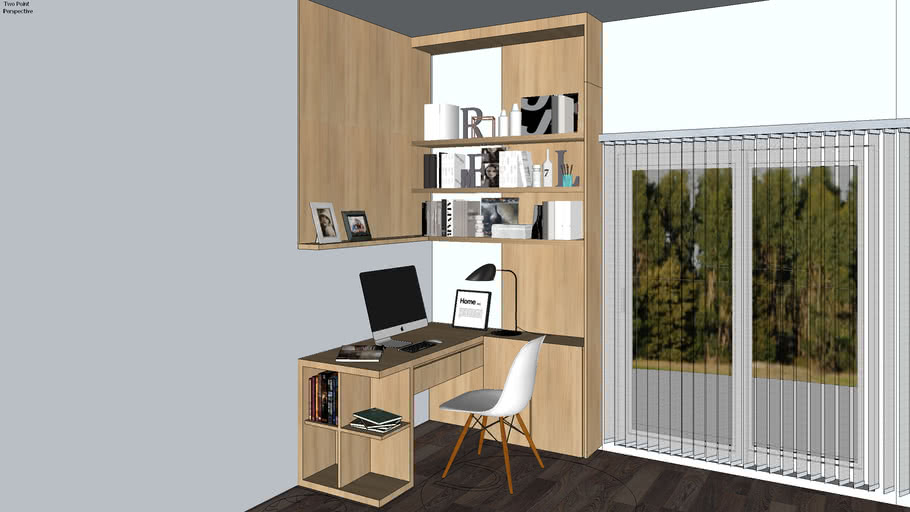 study corner 3D Warehouse