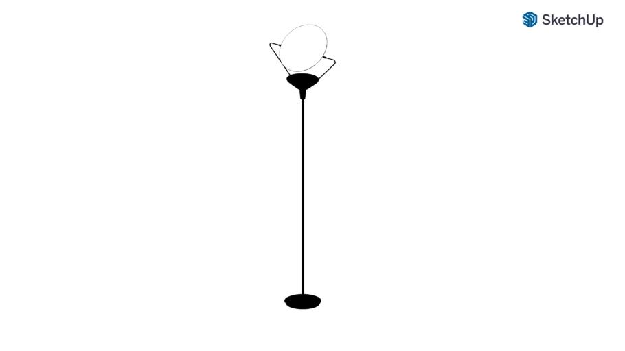 Luminária de Piso 4419 Dominici La Lampe 3D Warehouse