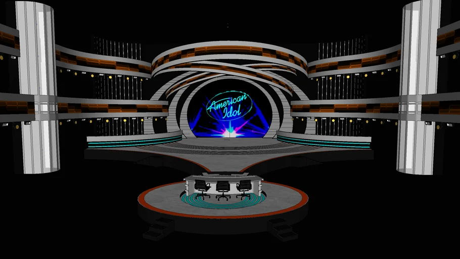 American Idol XV Stage Design