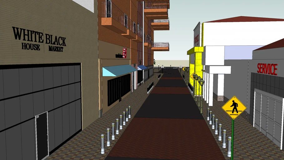 weaver estates lifestyle center, in weaverville, north carolina 3D