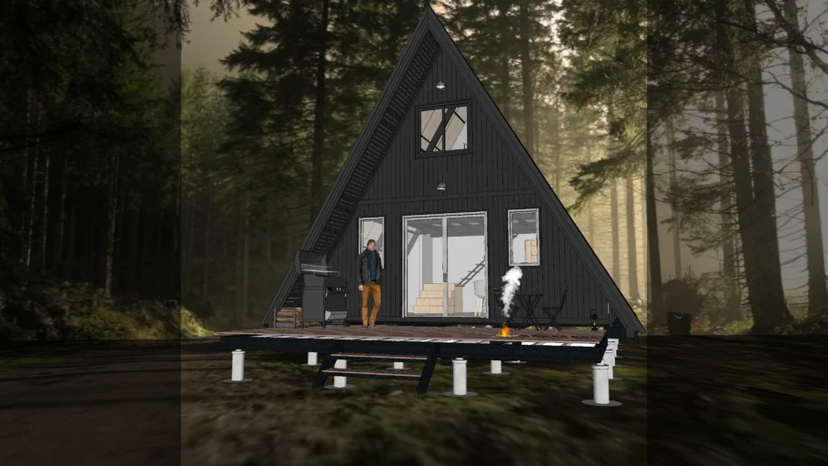 A FRAME CABIN