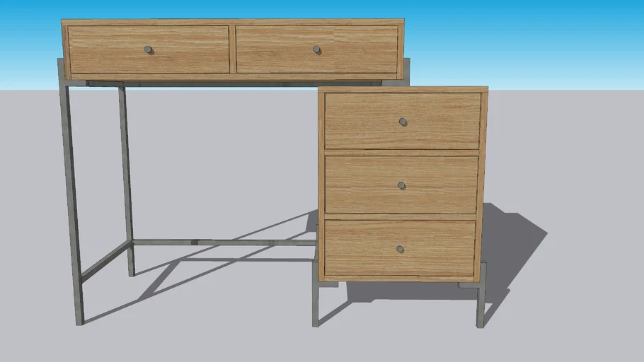 meja rias ardhana | 3D Warehouse
