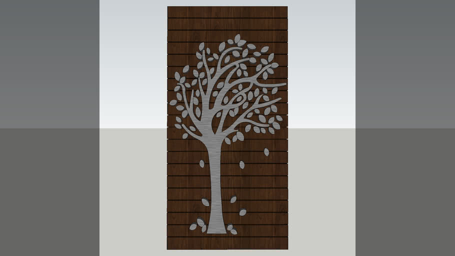 tree design with back panel | 3D Warehouse