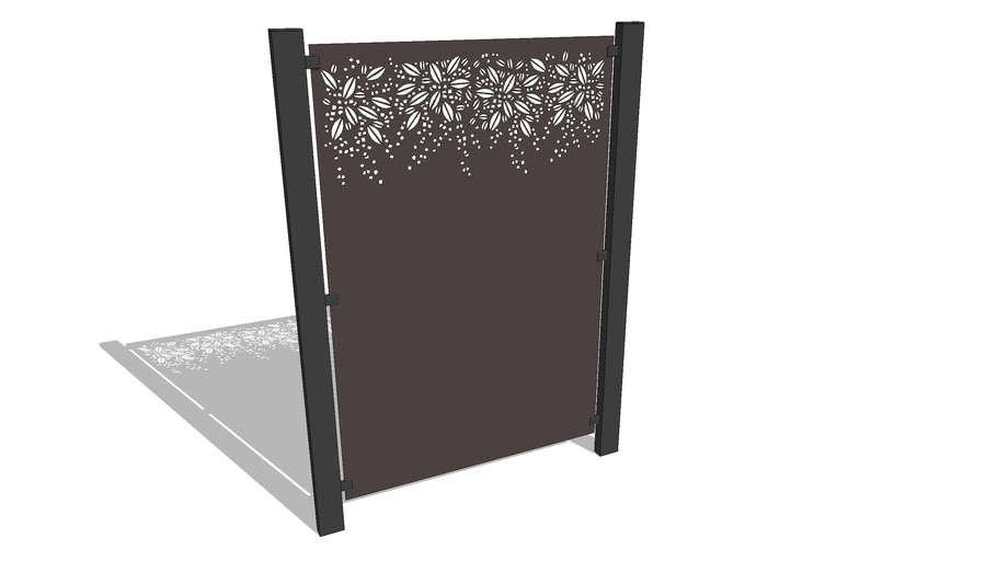 LaserCut PowderCoated Aluminium Panel or Screen Stark & Greensmith