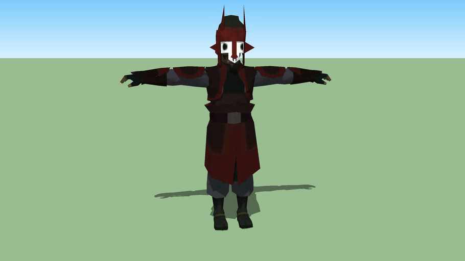 firebender (armor is delete able so it also can be used to be a villager)