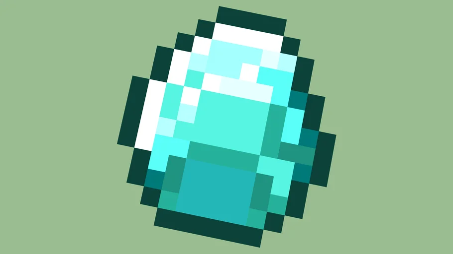 Minecraft Diamond | 3D Warehouse