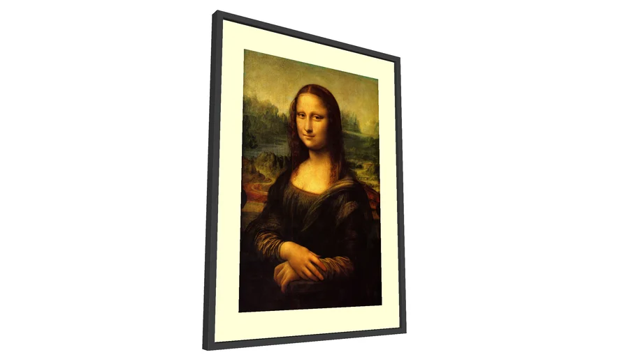 mona lisa ficture wall