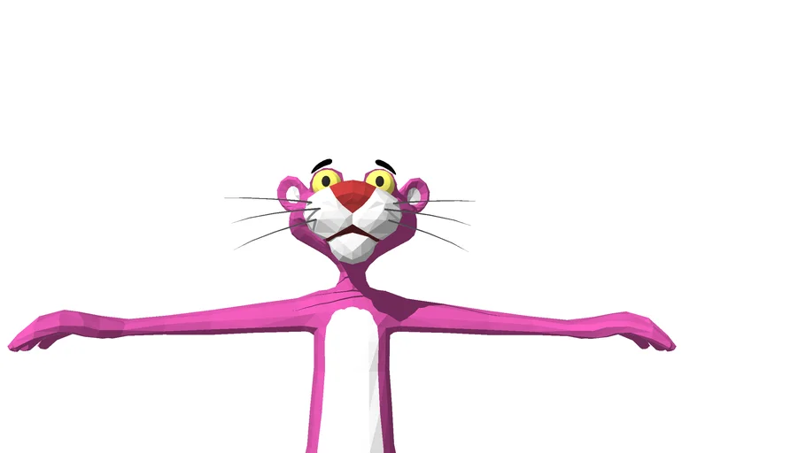 Pink Panther cartoon | 3D Warehouse