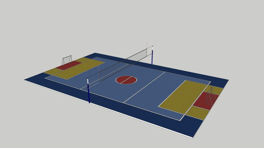 Banquitas (mini futbol) - Volleyball - COURT