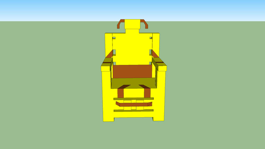 Yellow Mama electric chair ***NOT TO SCALE*** 3D Warehouse