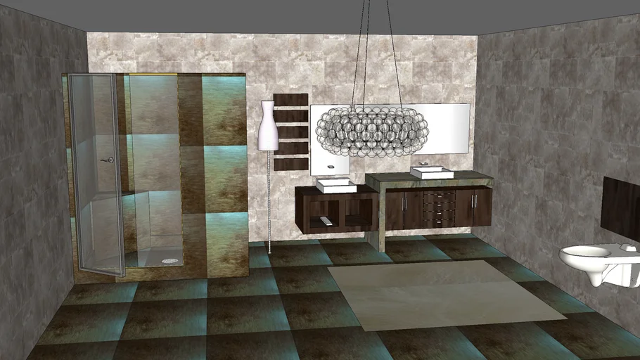 Modern Bathroom | 3D Warehouse