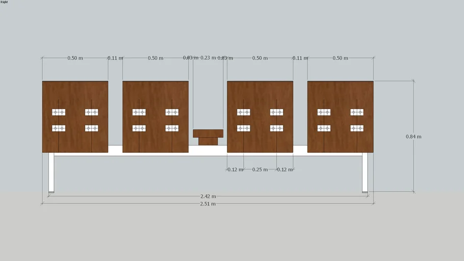Kursi Tunggu | 3D Warehouse
